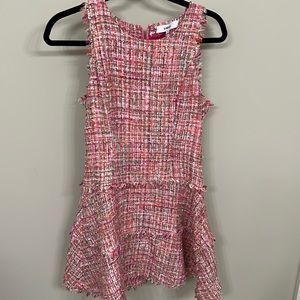 Likely pink tweed dress